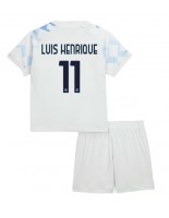 Otroške Nogometnih dresov Inter Milan Luis Henrique #11 Gostujoči 2025-26 Kratki rokavi (+ hlače)